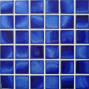 Kerámia mozaik Premium Mosaic deep blue 31x31 cm fényes MOSBH5DBLL