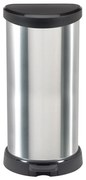 Curver Hulladékgyűjtő DECO BIN 40l ezüst