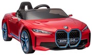 Elektromos autó BMW i4 cabrio piros