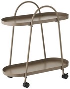 Fém gurulós zsúrkocsi 27,5x60 cm Empoli – House Nordic