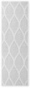 Szürke-elefántcsont színű kültéri-beltéri futószőnyeg 80x250 cm Duet Liora – NORTHRUGS