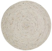 Krémszínű gyerek szőnyeg ø 110 cm Neethu Avoine – Nattiot