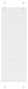 pliszírozott redőny Fehér 40x150 cm szövetszélesség 39,4 cm