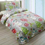 Karácsonyi mikroplüss ágyneműhuzat 200x140cm+90x70cm TiaHome