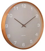 Karlsson 5993GY design falióra szürke, átmérő 40cm