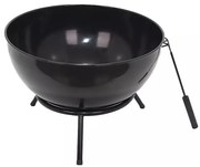 Estilo Home Hordozható fatüzelésű tűzrakó 57x30 cm fekete 5905623250687