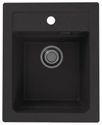 ALVEUS 1139771 - Mosogató ATROX 50x40 cm gránit/fekete