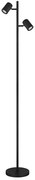 Globo 57918SB - Állólámpa JAMES 2xGU10/5W/230V fekete