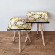 2SHP Beige kisasztal szett, 2 db