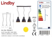 Lindby - Csillár zsinóron IBU 3xE27/60W/230V