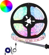vidaXL LED szalag 2 pcs Fekete és Átlátszó 210 x 0,8 x 0,3 cm