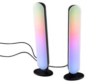 Neon asztali lámpa fekete, dimmelhető RGB LED-vel - Ninja