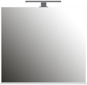 Fali tükör világítással-polccal 76x75 cm – Germania