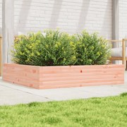 tömör duglászfenyő kerti virágláda 110x110x23 cm