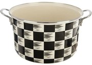 Orion Smaltovaný hrnec Šachovnice Lem , 6,5 l, pr.26 cm, 26 cm átmérőjű