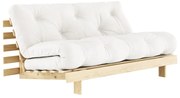 Natúr színű kinyitható kanapé 160 cm Roots - Karup Design