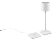 Trio Fernandez R54096131 tölthető kültéri asztali lámpa dokkolóval, 1,5W LED, 2700-4000-6000K, 130 lm, IP54