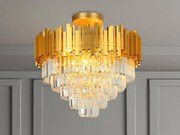 PLAZA LED DESIGN KRISTÁLYCSILLÁR MENNYEZETI LÁMPA 9x40W