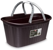 STEFANPLAST Elegance szennyeskosár 35l, barna