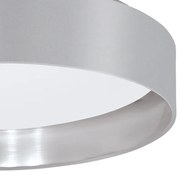 Eglo 31623 - LED mennyezeti lámpa MASERLO, 16 W, 230 V, átmérő 40,5 cm, szürke/ezüst