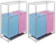 2 db kétrészes ruháskosár felső szárítópolccal