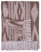 Zanzibar barna pléd, 140 x 180 cm - Euromant