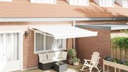 Automatikus Behúzható Napellenző Fehér 300x250 cm