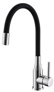 ALVEUS 1144427 - Mosogató csap rugalmas karral MINTAS 34 cm króm/fekete