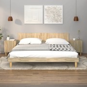 2 db sonoma tölgy színű szerelt fa éjjeliszekrény