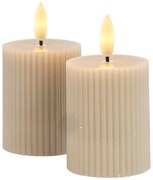 Szürke fénydekoráció készlet 2 db-os Smilla – Sirius