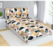 Bellatex Pebble pamut ágyneműhuzat mustár, 140 x 220 cm, 70 x 90 cm, 140 x 220 cm, 70 x 90 cm