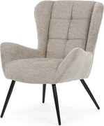 Fotel (füles), barna, szövet, AK-H9206 COF2