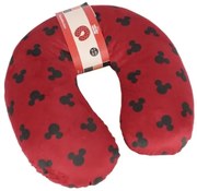 Utazópárna MICKEY MOUSE 30x30 cm, piros