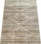 Szőnyeg 240x330 Modern Bézs Masszív Kivágott 3D Fríz A Szobába Divatos