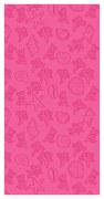 Rózsaszín pamut strandtörölköző 70x140 cm Sea – B.E.S.