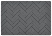 Tiles szürke szilikon tányéralátét, 33 x 48 cm - Södahl