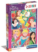 Disney Hercegnők Tales of Royal 2x20 db-os puzzle Clementoni