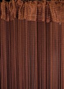 Függöny SPAGETTI(zsinórfüggöny) barna 90x280