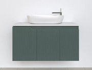 Piramida EURIDIKA fali fürdőszobabútor - mosdópult mosdó nélkül -3 ajtós - PINO ZÖLD - 100 x 48 x 53 cm