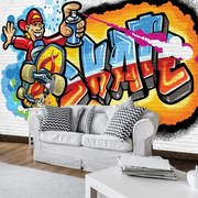 Fotótapéta - Színes Graffiti - gördeszka (152,5x104 cm)