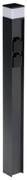 Kanlux 38767-Kültéri lámpa 2 aljzattal DASTEN 1xG9/11W/230V 80 cm IP44 antracit