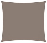 tópszínű négyzet alakú oxford-szövet napvitorla 2 x 2 m