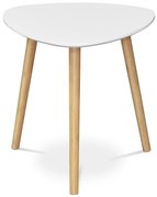 Konferenciaasztal 40 x 40 cm, fehér, S