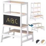 Deuba Gyerek tanulótorony Barn 93 x 51 x 50 cm természetes