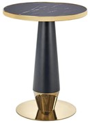 Molina étkezőasztal, fekete / arany