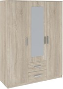 Verdana gardróbszekrény 150cm 3D2S Sonoma Oak