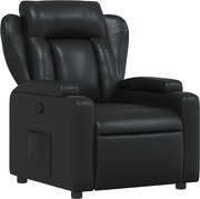 vidaXL fekete műbőr relaxfotel