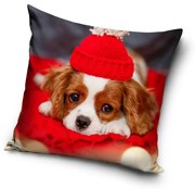 Kutyás Bonnet párnahuzat 40x40 cm