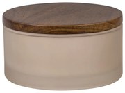 Bézs üveg fürdőszobai rendszerező vattakorongokhoz Modest – Mette Ditmer Denmark