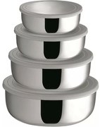 Florina 4 részes rozsdamentes acél tál készlet